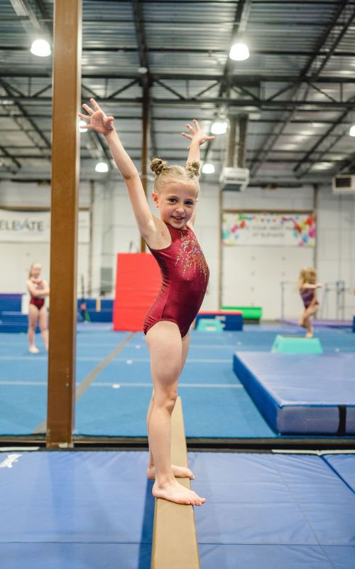 equipment in gymnastics balance beam