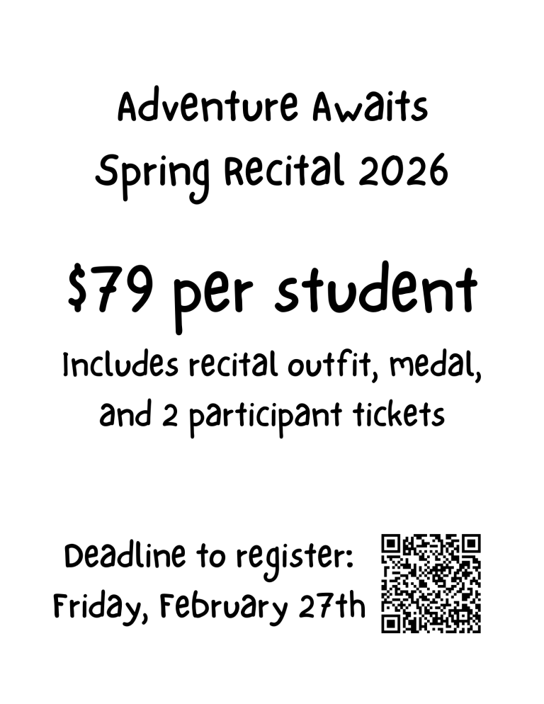 spring recital information